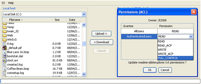 S3 Explorer under WinXP